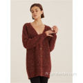 Femmes de pull cardigan d'hiver